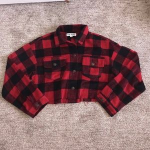 Forever 21 Cropped Flannel